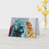 アートインスティテュートライオン – ホリデーカ空白のード() カード (黄色い花)