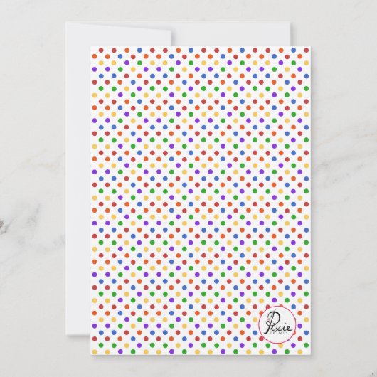 アートイーゼル招待状 招待状 (裏面)