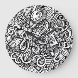 アートウォール時計 ラージ壁時計