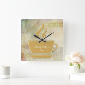 アートウモダンォール時計 スクエア壁時計 (ホーム)