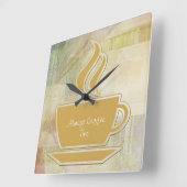 アートウモダンォール時計 スクエア壁時計 (傾斜)