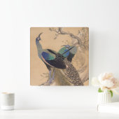 アートウ日本のォールクロック スクエア壁時計 (ホーム)