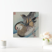 アートウ日本のォールクロック スクエア壁時計 (ホーム)