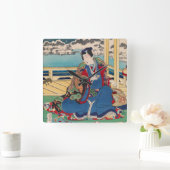 アートウ日本のォールクロック スクエア壁時計 (ホーム)