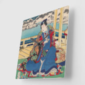 アートウ日本のォールクロック スクエア壁時計 (傾斜)