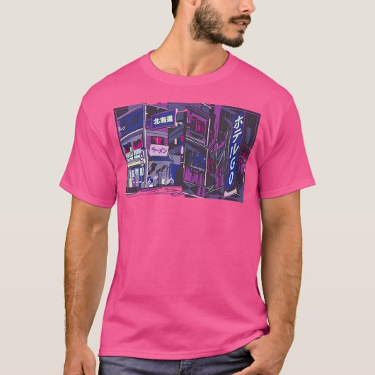 アートエステティックスタイルVAPORWAVEサイバーパンクス Tシャツ (正面)