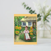 アートエスニックウクライナの村のはがき ポストカード (スタンド正面)