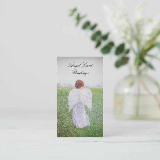 アートエレガントデザインエンジェルカ読ードズ 名刺 (スタンド正面)