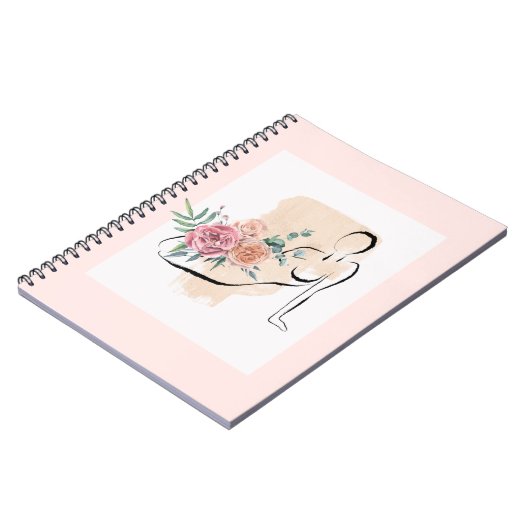 アートエレガントデザインスパイラルフォトノートブック80ページ ノートブック (左側)