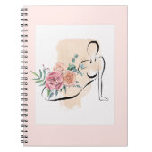 アートエレガントデザインスパイラルフォトノートブック80ページ ノートブック (正面)