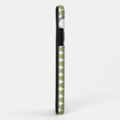 アートエレファント付き緑ポップ・アートののサファリドット Case-Mate iPhoneケース (裏面/右)