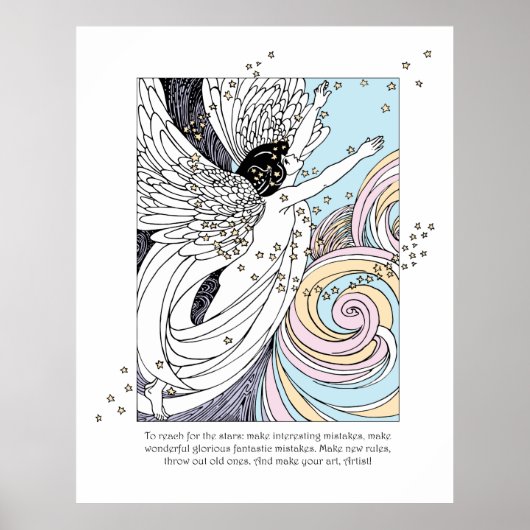 アートエンジェルを作成 ポスター (正面)