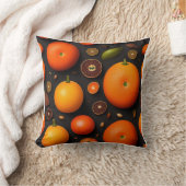 アートオレンジデザイン クッション (ブランケット)