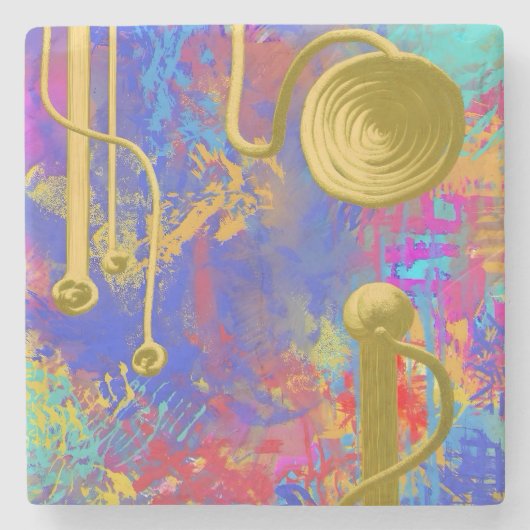 アートオンテーブルコースター ストーンコースター (正面)