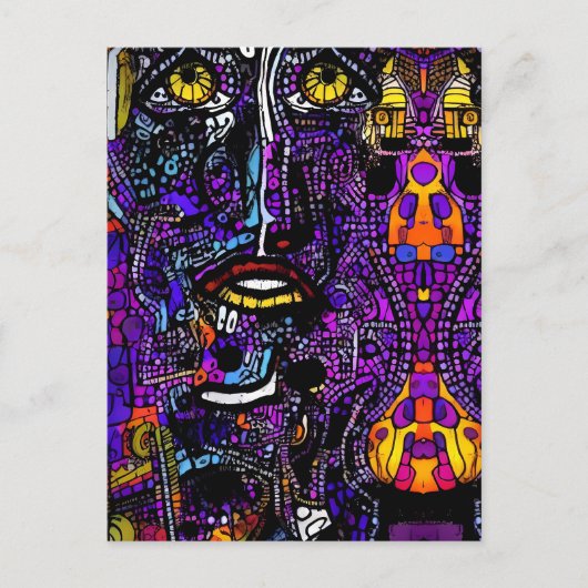 アートオークションでの最後の考え – Ken Gage Art ポストカード (正面)