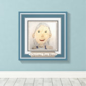 アートカスタムまたは写真を追加するレイアウト枠 キャンバスプリント (インサイチュ (ウッドフロア))