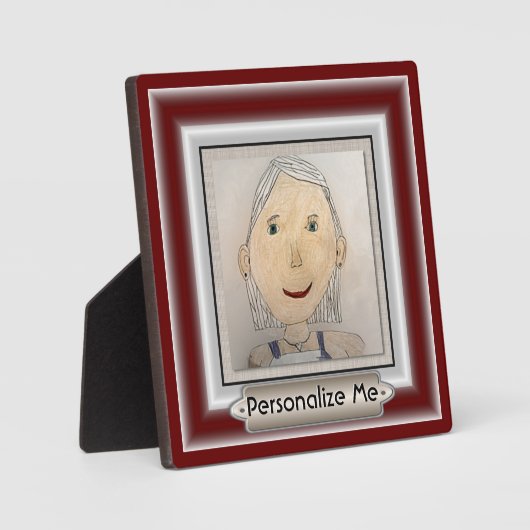 アートカスタムまたは写真を追加するレイアウト枠 フォトプラーク (正面)