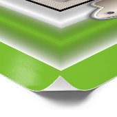 アートカスタムまたは写真を追加するレイアウト枠 ポスター (コーナー)