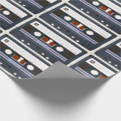 アートカセポップ・アートのットレトロ ラッピングペーパー (角)