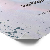 アートカラフルエキシビションフライヤーポートレート ポスター (角)