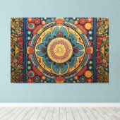 アートカラフルキャンバス印刷 キャンバスプリント (インサイチュ (ウッドフロア))