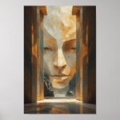 アートカラフルポスター ポスター (正面)