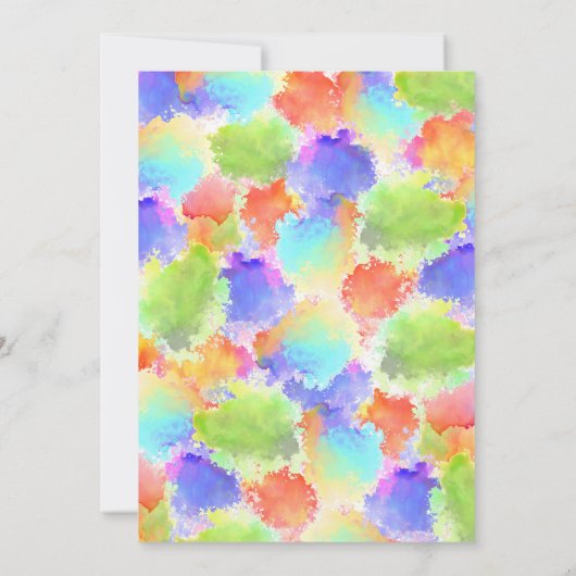 アートカラフル生誕絵を描生会しよう 招待状 (裏面)