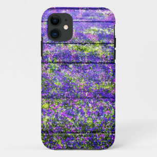 アートカラーアクリル絵画フラワーズオンウッド#2 iPhone 11 ケース