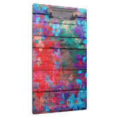 アートカラー絵画フラワーズオンウッド#2 クリップボード (右)