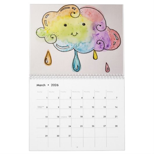 アートカレンダーの感覚を疑問に思失わせないこと カレンダー (3月 2026)