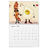 アートカレンダーの感覚を疑問に思失わせないこと カレンダー (2月 2026)