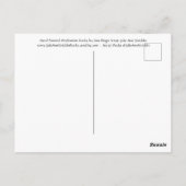 アートカードバイサンディエゴアーティスト – ジュリーアン・ストリックリン ポストカード (裏面)