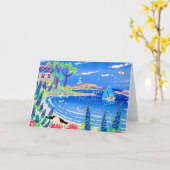 アートカード：セーリングホーム、トレスコ カード (黄色い花)