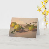 アートカード、メッセージなしのグリーティングカード。サラ・セドウィック作 カード (黄色い花)