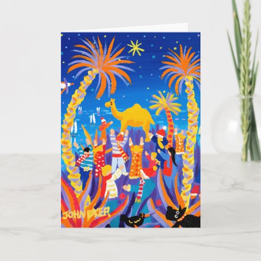 アートカード:ラクダ・トロフィー・クリスマスカード シーズンカード (正面)