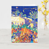 アートカード:100年のおもしろいをガイド!100周年。 カード (黄色い花)