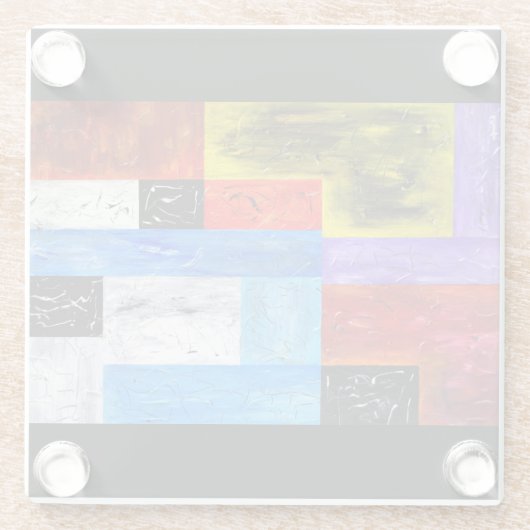 アートガラスコースター ガラスコースター (裏面)