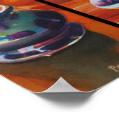 アートガラス水彩面影ポスター ポスター (角)