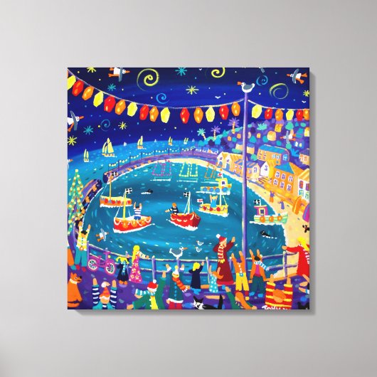 アートキャンバス印刷: Mousehole Lights, Cornwall キャンバスプリント (正面)