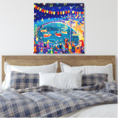 アートキャンバス印刷: Mousehole Lights, Cornwall キャンバスプリント (インサイチュ (寝室))