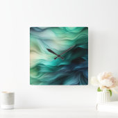 アートキャンバス335 スクエア壁時計 (ホーム)