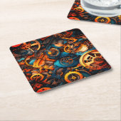 アートギア スクエアペーパーコースター (アングル)