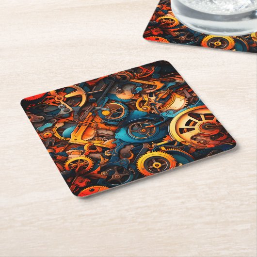 アートギア スクエアペーパーコースター (アングル)