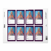 アートギフトラベル「冬のラッピング」 ラベル (フルシート)