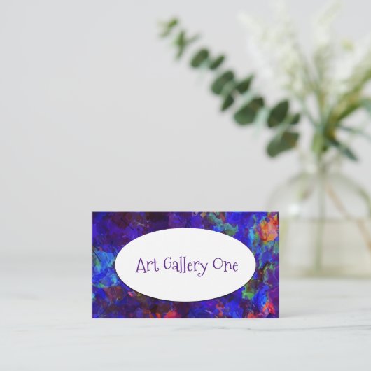 アートギャラリープロファイルカード 名刺 (スタンド正面)