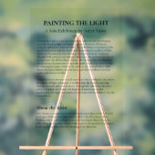 アートギャラリー出展アーティスト声明プラーク アクリルサイン (ニュートラル)