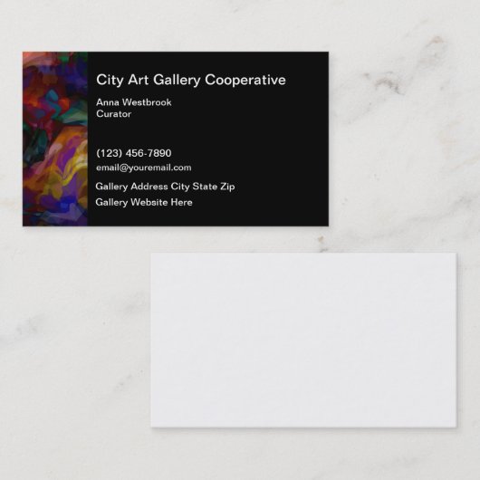 アートギャラリー協同名刺 名刺 (正面/裏面)