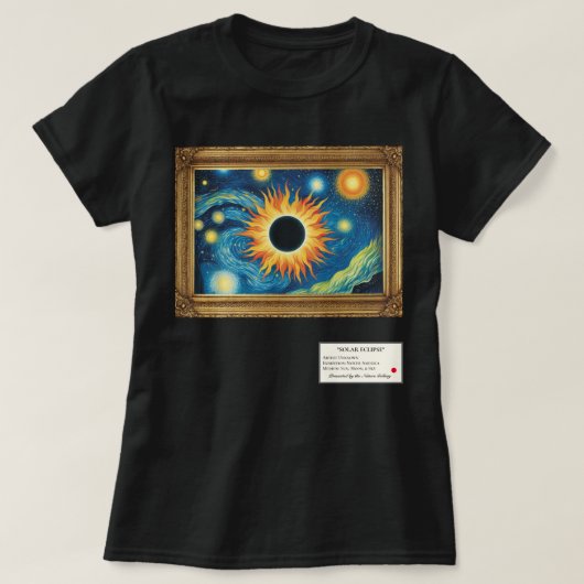 アートギャラリー太陽のEclipse Tシャツ (デザイン正面)