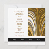 アートギャラリー展示カスタマイズ可能 招待状 (裏面)