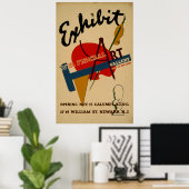 アートギャラリー展示ニュージャージーヴィンテージWPA ポスター (ホームオフィス)